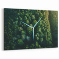 Scenic Windmill Wall Art - Stunning Windmill Canvas Print for Home Decor