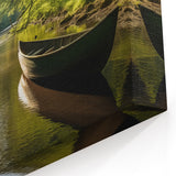 Serene Rowboat Wall Art - Nautical Decor for Tranquil Spaces