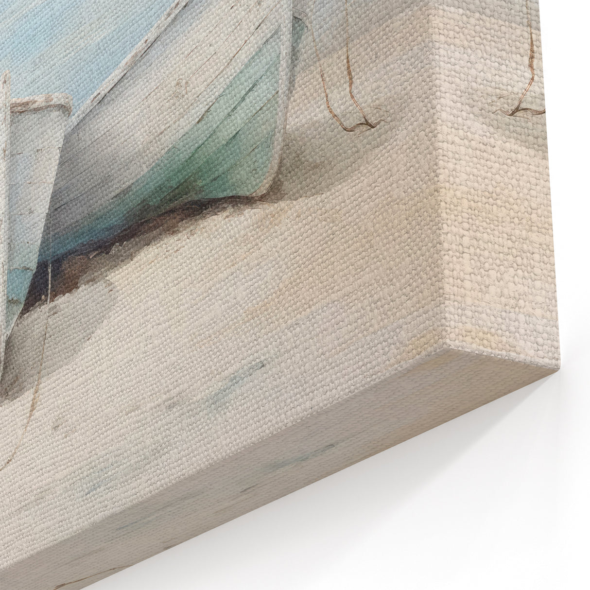 Coastal Rowboat Wall Art - Nautical Decor for Beach-Inspired Spaces