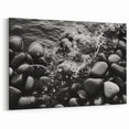 Black and White Rock Art - Elegant Scenic Photography Wall Print