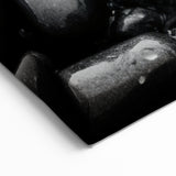 Black and White Rock Art - Elegant Scenic Photography Wall Print