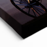 Service Vehicles Wall Art - Horse-Drawn Carriage at Sunset Canvas Print