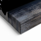 Serene Sailboat Silhouette Wall Art | Nautical Canvas for Coastal Decor