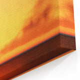 Radiant Sailboat Sunset Wall Art | Nautical Canvas for Coastal Living