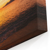 Vibrant Sailboat Sunset Wall Art | Nautical Canvas for Coastal Homes