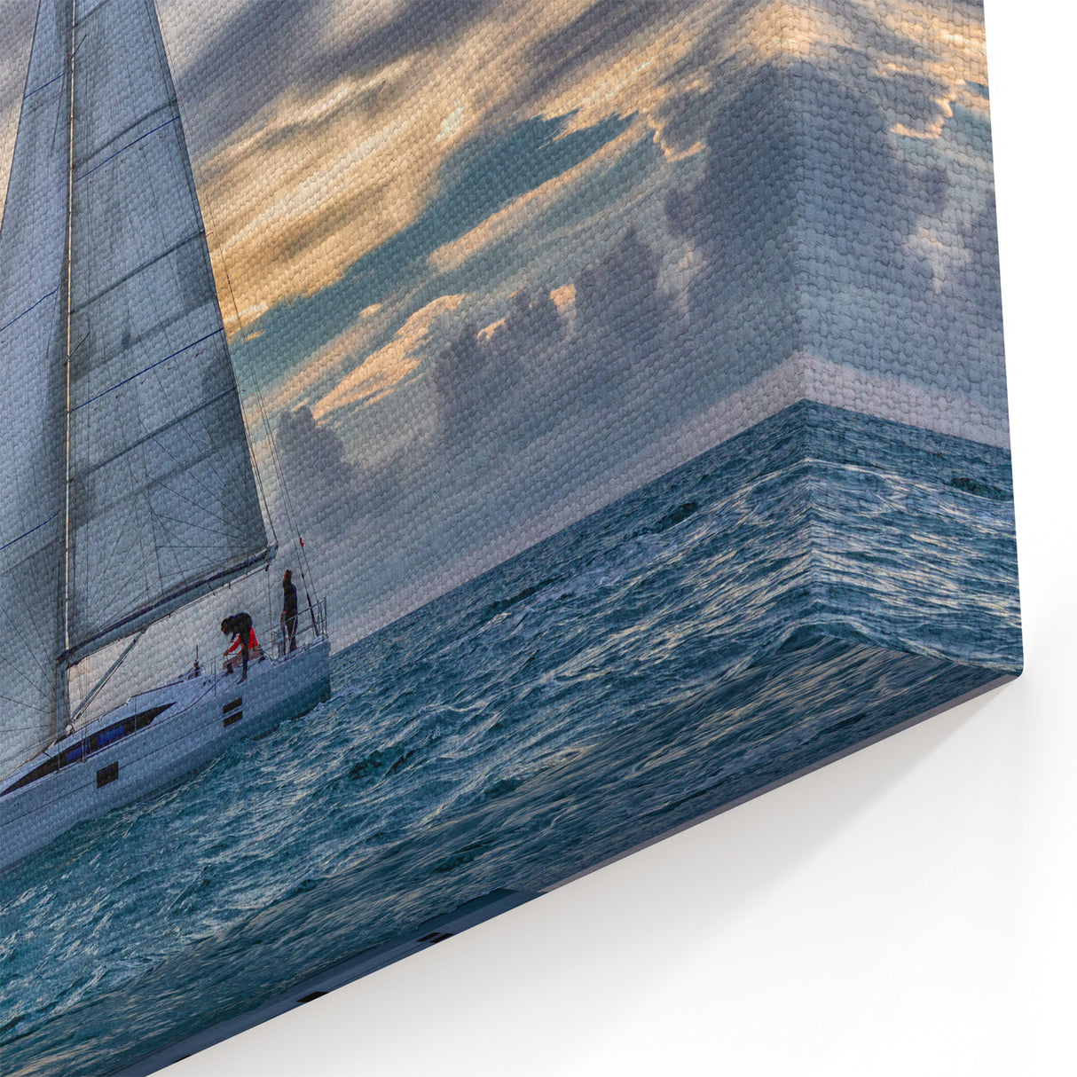 Tranquil Sailboat Wall Art | Nautical Canvas for Coastal Interiors