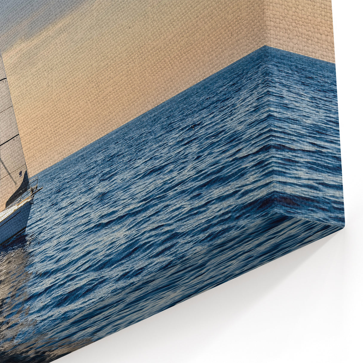 Sunny Day Sailboat Wall Art | Nautical Canvas for Bright Coastal Decor