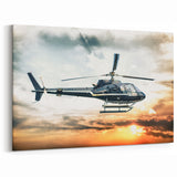 Stunning Helicopter Wall Art: Aviation Canvas Prints for Home Decor