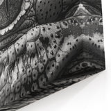 Crocodile Eye Close-Up - Gator Wall Art for Wildlife Decor