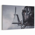 Tactical Helicopter Operator Wall Art: Military Aviation Canvas Prints