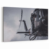 Tactical Helicopter Operator Wall Art: Military Aviation Canvas Prints