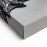 Detailed Crocodile Sculpture - Gator Canvas Art for Modern Spaces