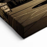 Service Vehicles Wall Art - Sepia London Bus at Piccadilly Circus Print