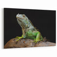 Majestic Lizard Wall Art Reptile-Themed Canvas Print for Wildlife Decor