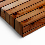 Service Vehicles Wall Art - Rustic Wooden Train Car Interior Print