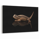 Rustic Spiny Lizard - Detailed Wildlife Canvas Art for Nature Decor