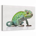 Vibrant Lizard Wall Art - Reptile and Wildlife Canvas Print Decor