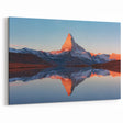 Scenic Rock Photography – Mountain Reflection Landscape Rock Wall Art