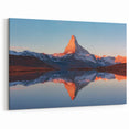 Scenic Rock Photography – Mountain Reflection Landscape Rock Wall Art