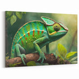 Nature-Inspired Lizard Wall Art - Reptile and Wildlife Canvas Print