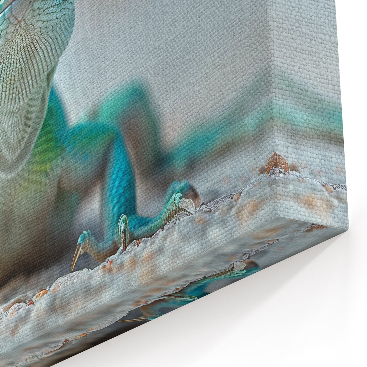 Charming Lizard Wall Art - Reptile and Wildlife Canvas Print Decor