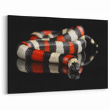 Majestic Snake Wall Art - Reptile and Serpent Canvas Print for Wildlife Lovers