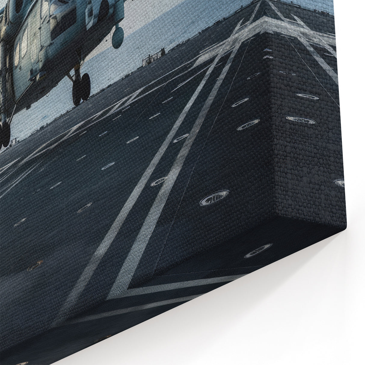 Naval Helicopter Wall Art - Aviation Canvas Print for Modern Spaces