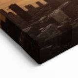 City Skyline Helicopter Wall Art - Elegant Aviation Canvas Print