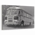 Rustic Vintage Bus Wall Art - Service Vehicles Print
