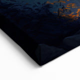 Mountain Sunset Tram Wall Art - Scenic Service Vehicle Print