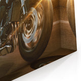 Modern Motorcycle Photography Print - Dynamic Racing Canvas Art