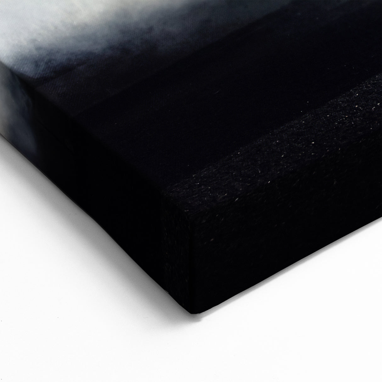 Dark and Dramatic Motorcycle Wall Art - Night Rider Canvas Print