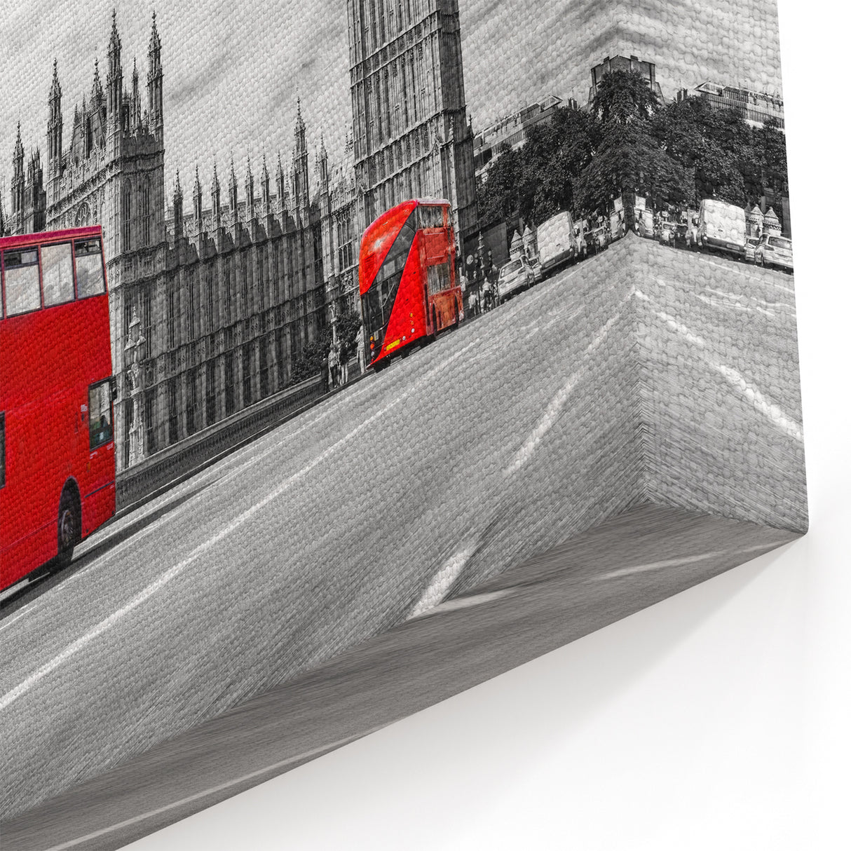 London Red Bus Wall Art - Iconic Service Vehicle Print