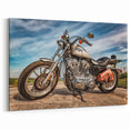 Classic Motorcycle Photography Print - Harley Davidson Wall Art