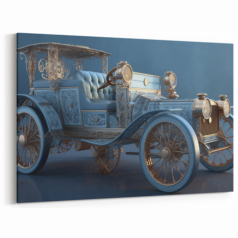 Elegant Vintage Car Wall Art - Ornate Service Vehicle Print