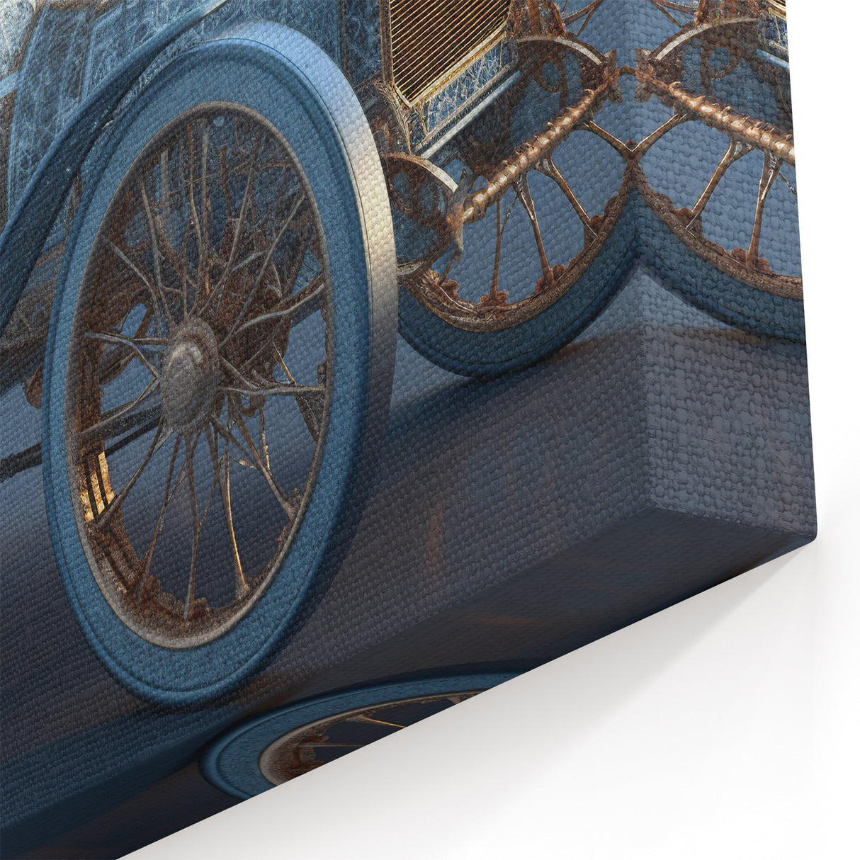 Elegant Vintage Car Wall Art - Ornate Service Vehicle Print