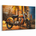 Retro Motorcycle Posters - Hand-Painted Vintage Bike Wall Art