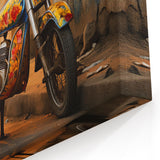Retro Motorcycle Posters - Hand-Painted Vintage Bike Wall Art