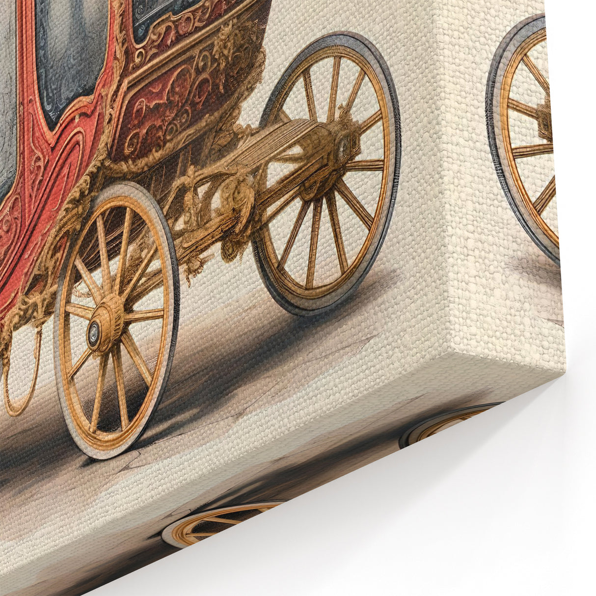 Royal Carriage Wall Art - Ornate Vintage Service Vehicle Print