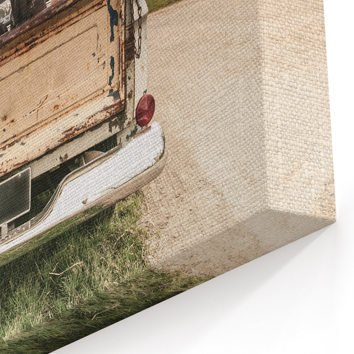 Vintage Truck with Dogs Wall Art - Classic Rustic Truck Photography Print