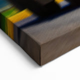 Bold Yellow Truck Wall Art - Modern Truck Photography Print on Canvas