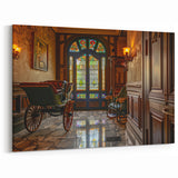 Elegant Vintage Carriage Wall Art - Classic Service Vehicle Canvas Print