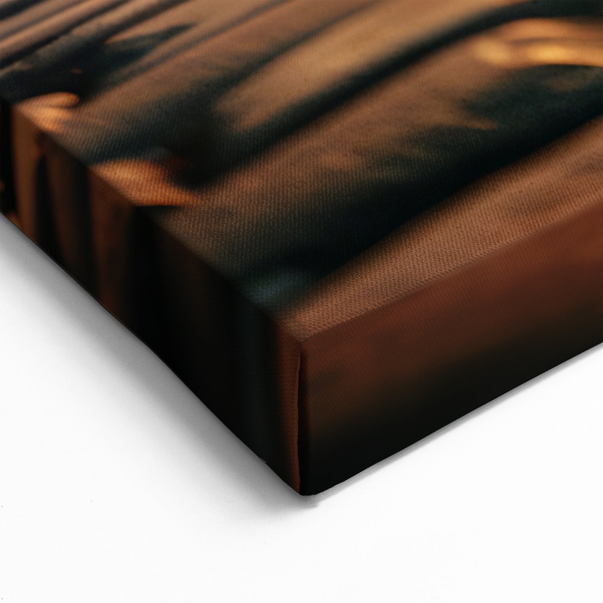 Charming Sunset Carriage Wall Art - Vintage Service Vehicle Canvas Print