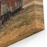 Abandoned Rusted Truck in Desert - Vintage Truck Wall Art Print