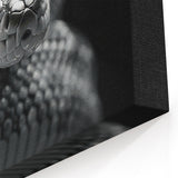 Monochrome Snake Wall Art - Serpent Canvas Print for Minimalist Decor