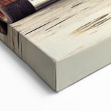 Rustic Rusted Semi Truck - Vintage Industrial Truck Canvas Wall Art