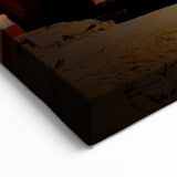 Heavy Equipment Wall Art - Bulldozer Canvas Print for Industrial Decor