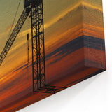 Construction Crane Art Print - Industrial Wall Decor for Office Spaces