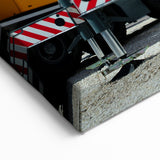 Construction Cranes Wall Art - Heavy Equipment Canvas Print for Offices