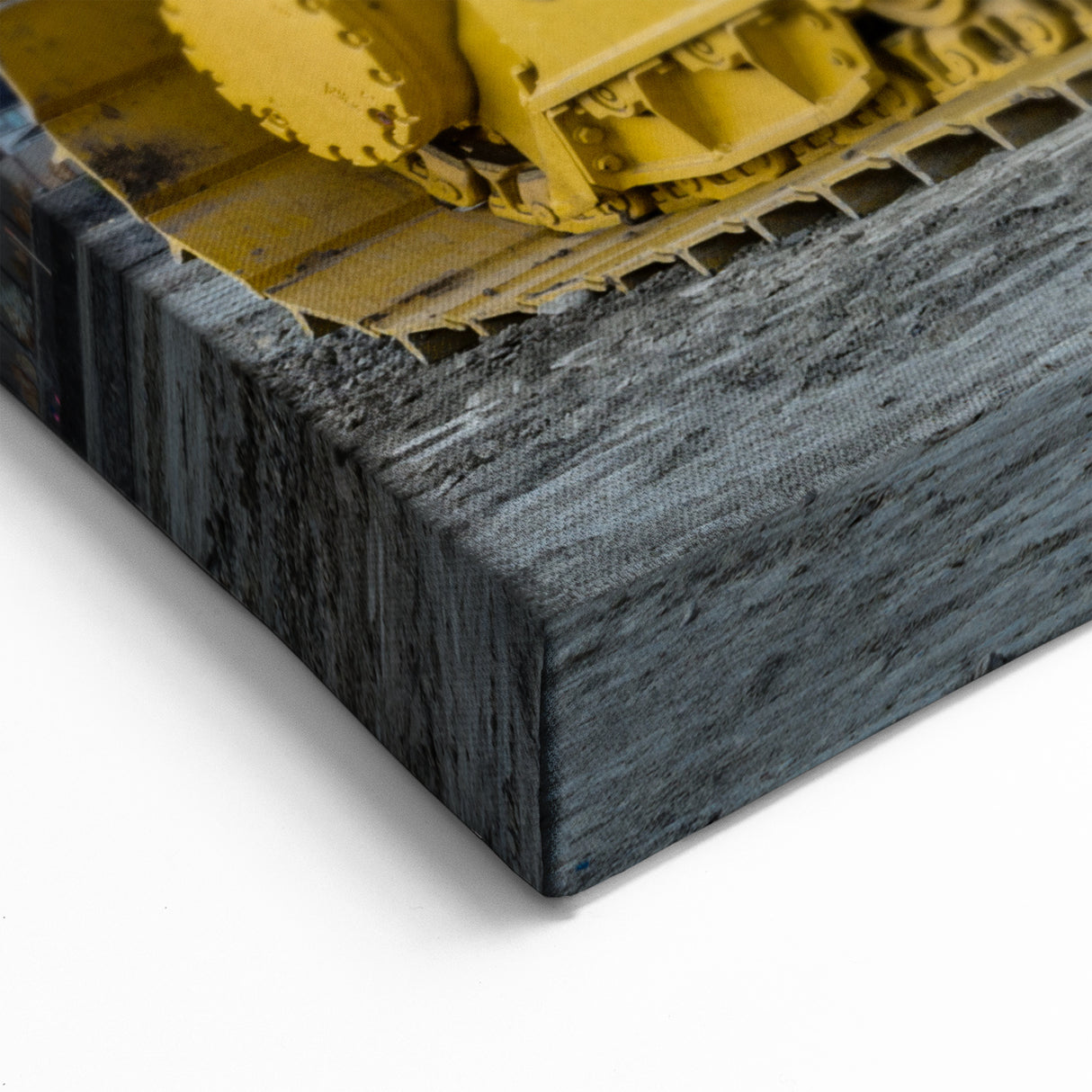 Powerful Bulldozer Wall Art - Heavy Equipment Canvas Print for Decor